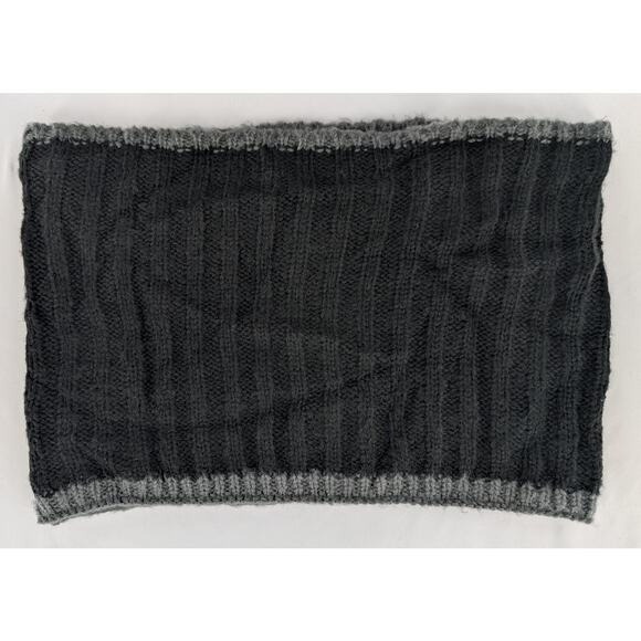 Free Press Black Soft Knit Infinity Scarf - Picture 3 of 9